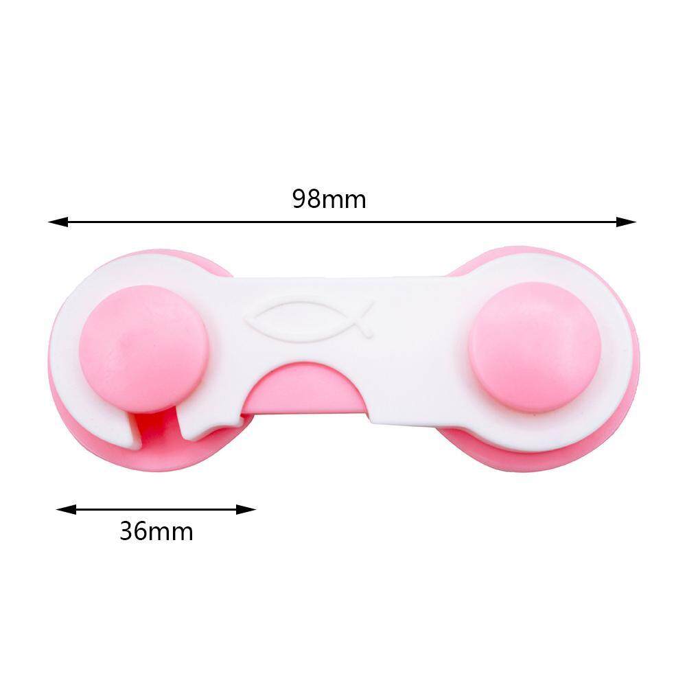 Child Safety Cabinet Lock Baby Proof Security Protector Safety Plastic Lock Kids Protection Drawer Cabinet Door Door Lock N4A0