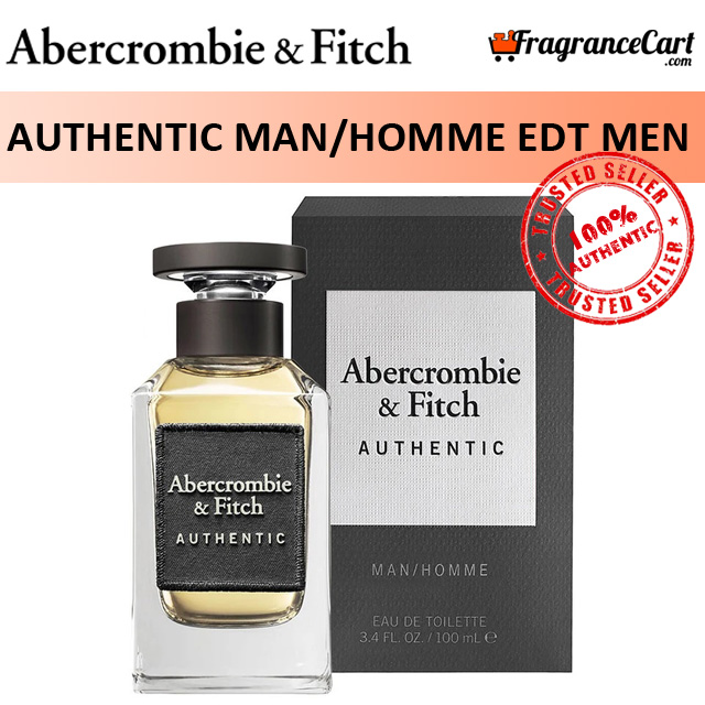Abercrombie & Fitch Authentic Man/Homme EDT for Men (100ml) Eau de Toilette A&F [Brand New 100% Authentic Perfume/Fragrance]