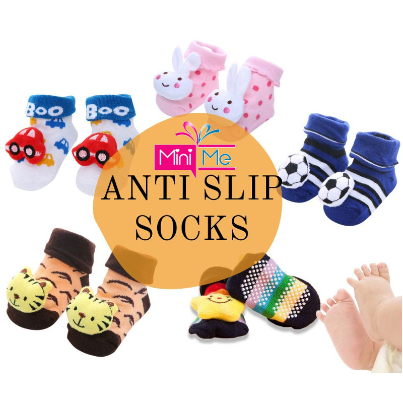 Non Slip Kids Socks NB Newborn Baby Socks Boy Girl Shoe Doll Anti Slip Floor Toddler Sock 0-12M Playground Childcare