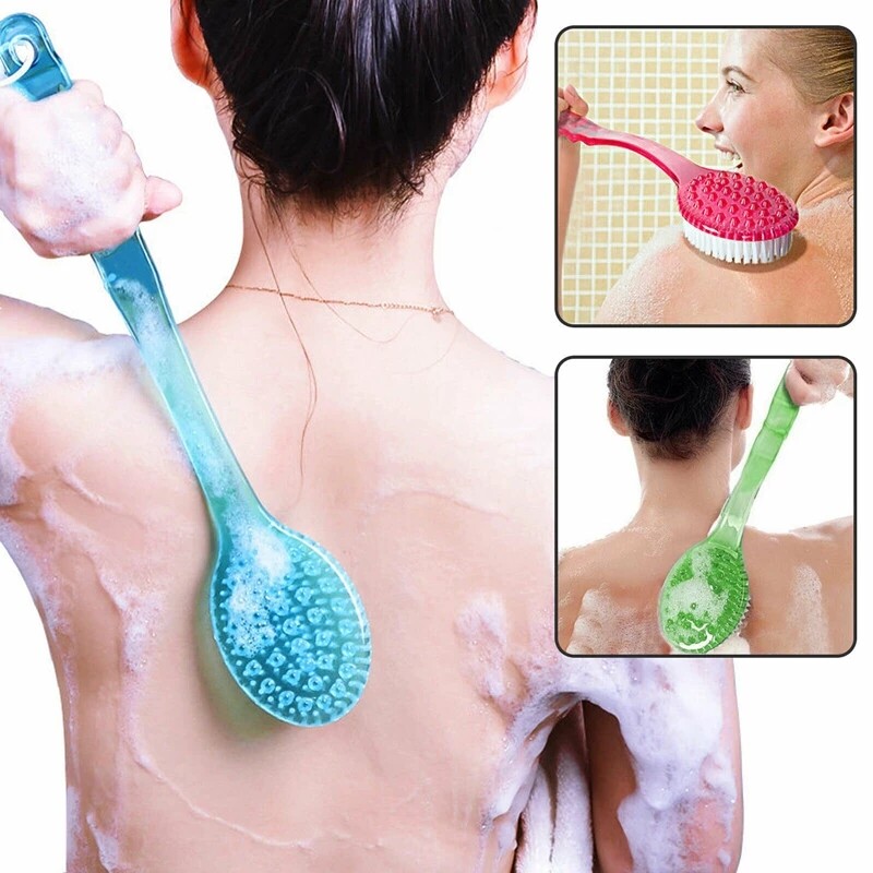 Long Handel Body Bath Brush Scrub Skin Massage For Back Brush Exfoliation