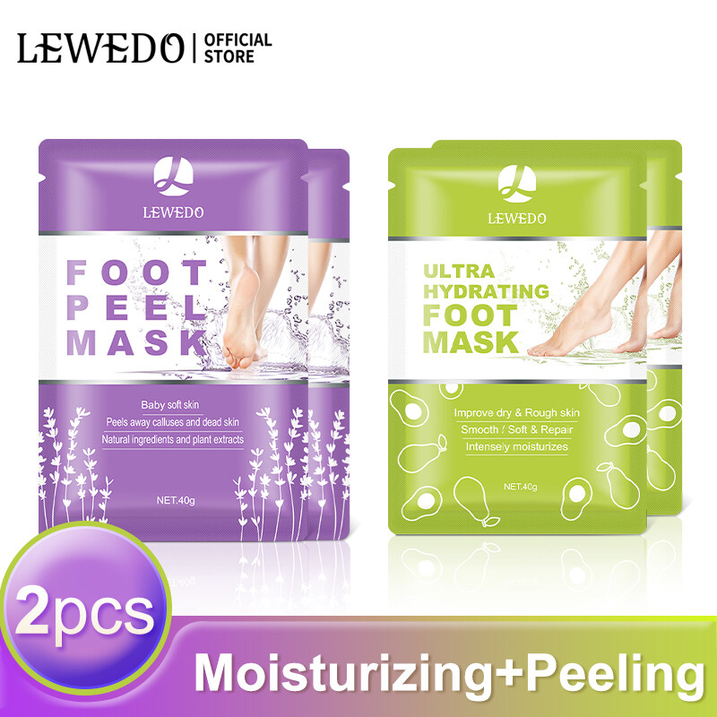 LEWEDO Foot Peel Mask Whitening Moisturizing Remove Foot Dead Skin Foot Spa 1 Pair