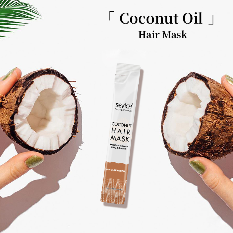 SEVICH Argan Hair Mask Repair Frizzy Hair Coconut Oil Deep Repair Hair Conditioner Treatment