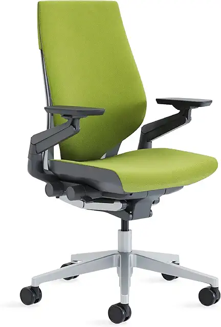 Gesture Office Chair - Ergonomic Work Chair with Wheels for Carpet - Comfortable - Intuitive-to-Adjust for Desk