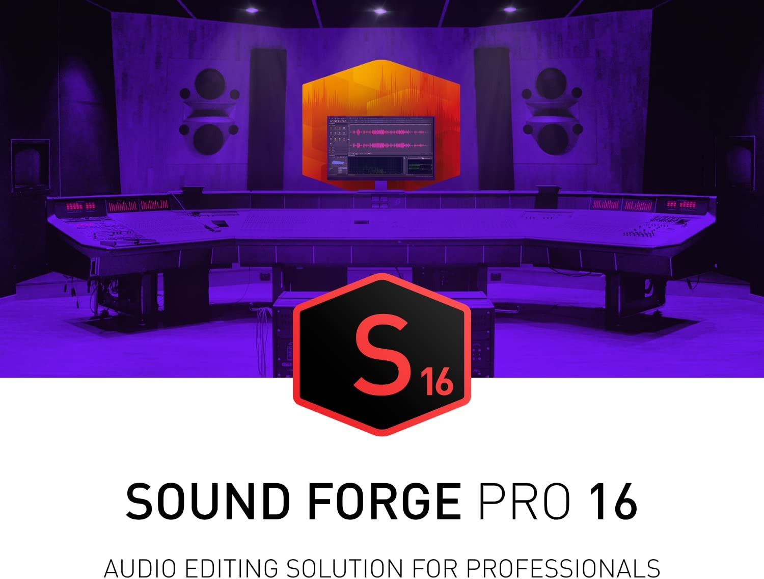 SOUND FORGE Pro 16 - Audio Editing, recording, restauration & mastering | Audio Software | Music Program | for Windows 10/11 [PC Online code]